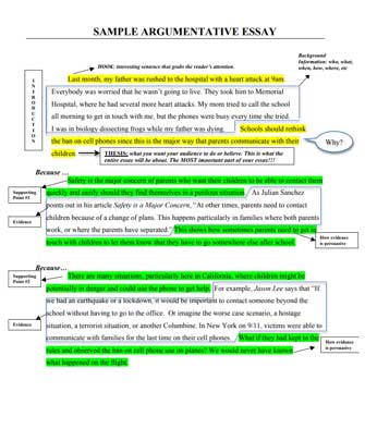 argumentative essay topics with sources