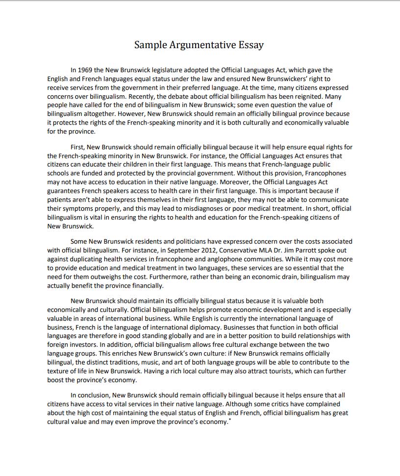 definition argument essay template