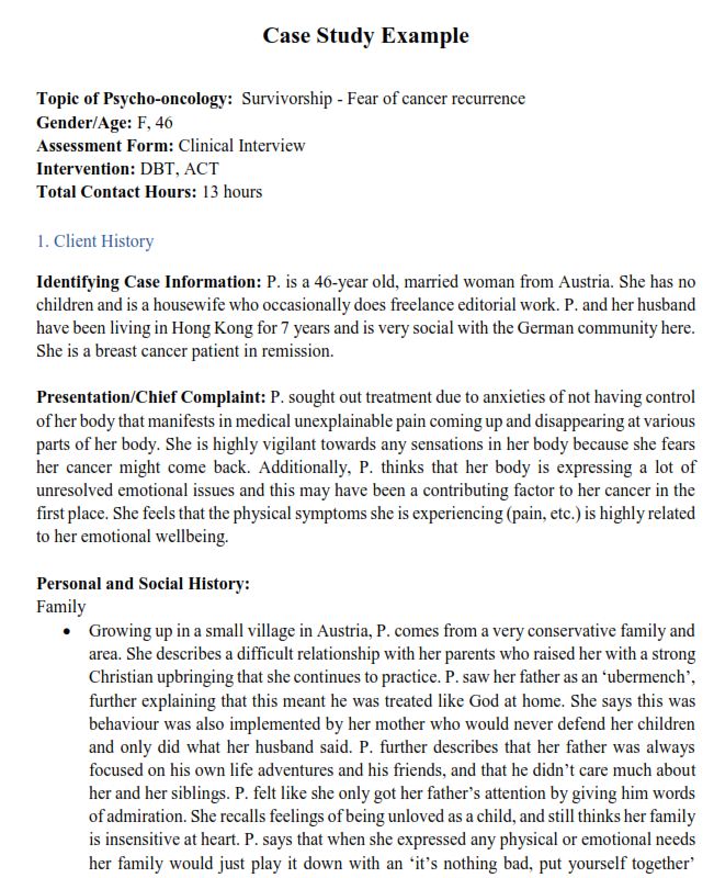 example of case study introduction