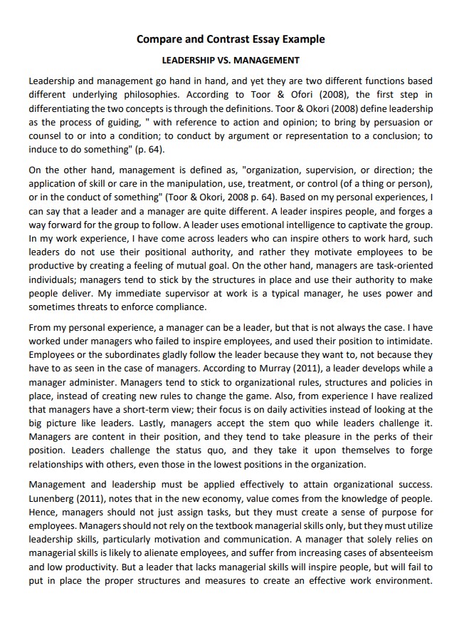 expert guide for writing a compare and contrast essay compare essay