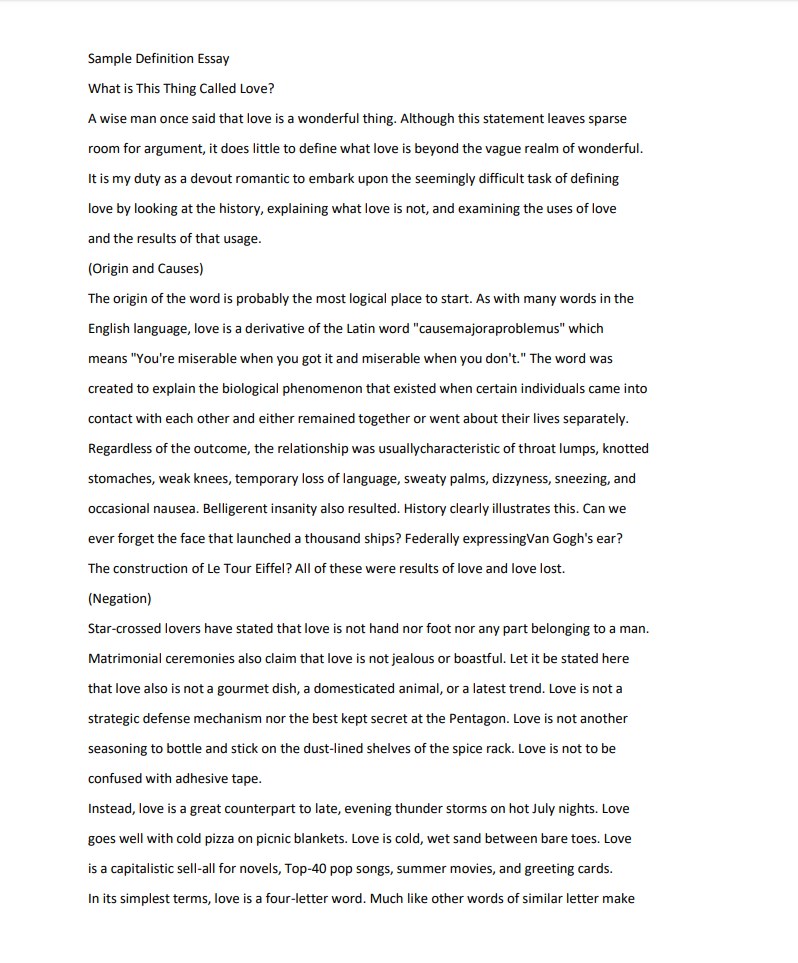 Essays About High School English Essay Internet also Sample Of An Essay Paper Writing A Definition Essay Complete Guide With Examples Argumentative Essay Examples High School