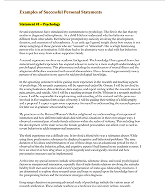 Ucas personal statement examples image